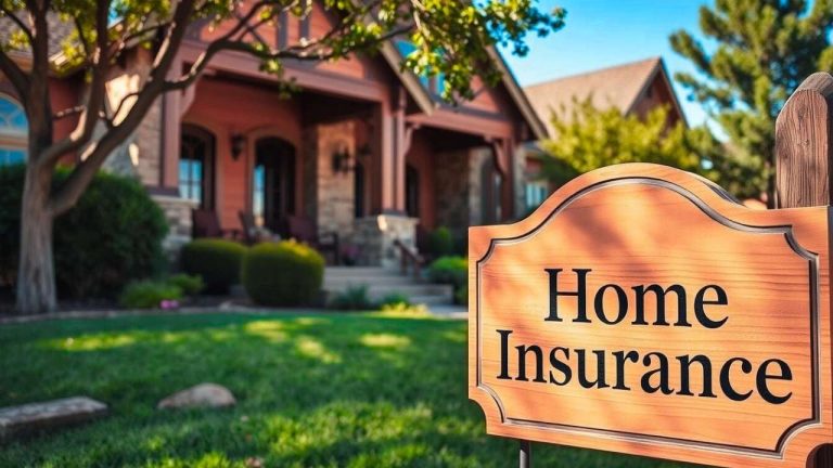 A modern Texas home with a wooden sign reading “Home Insurance,” representing reliable home insurance in Round Rock, TX.